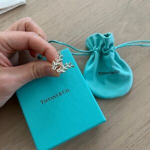 Tiffany, silver earrings, used 2-3 times, price at purchase 450 $